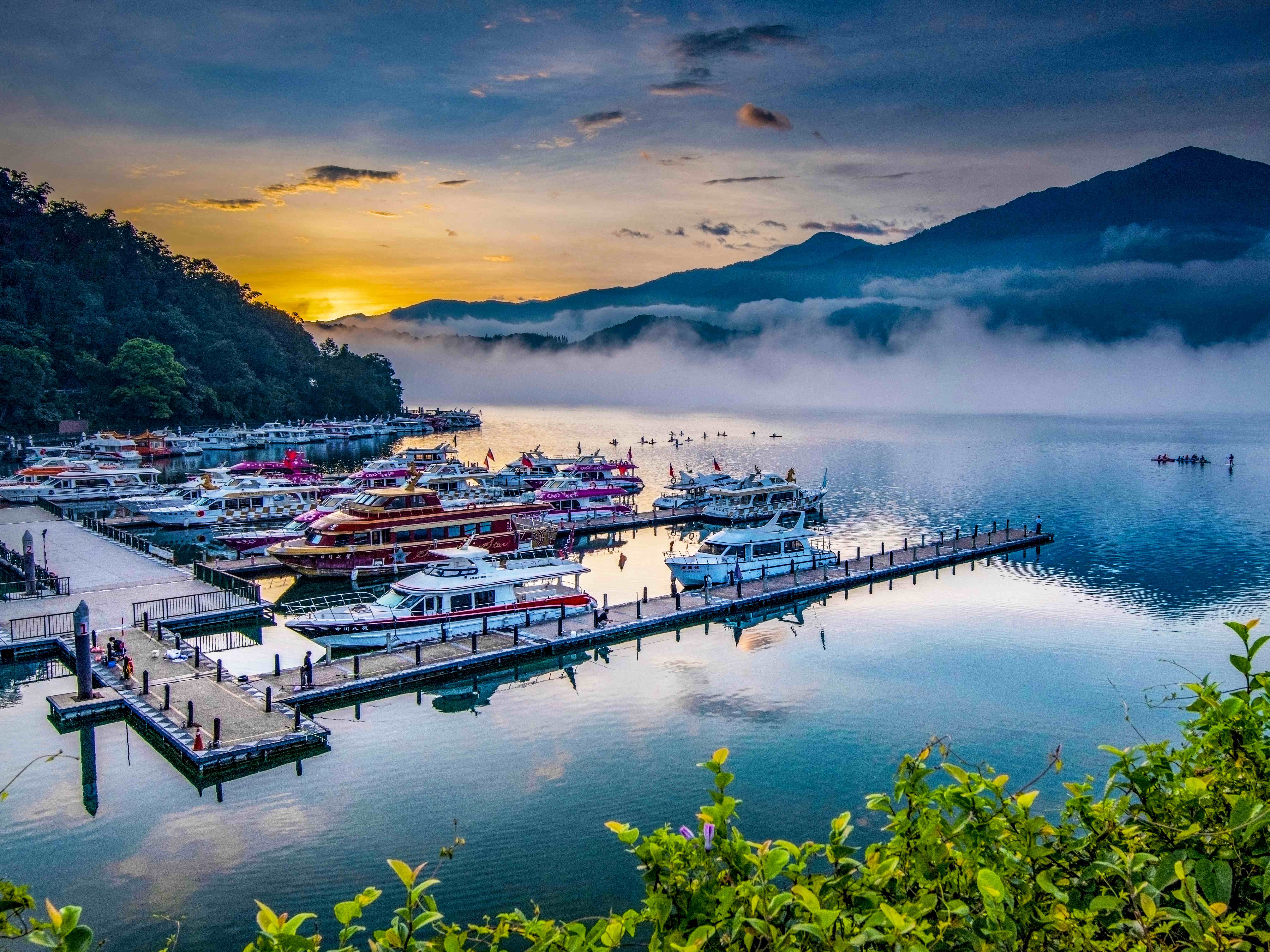 日月潭遊湖
