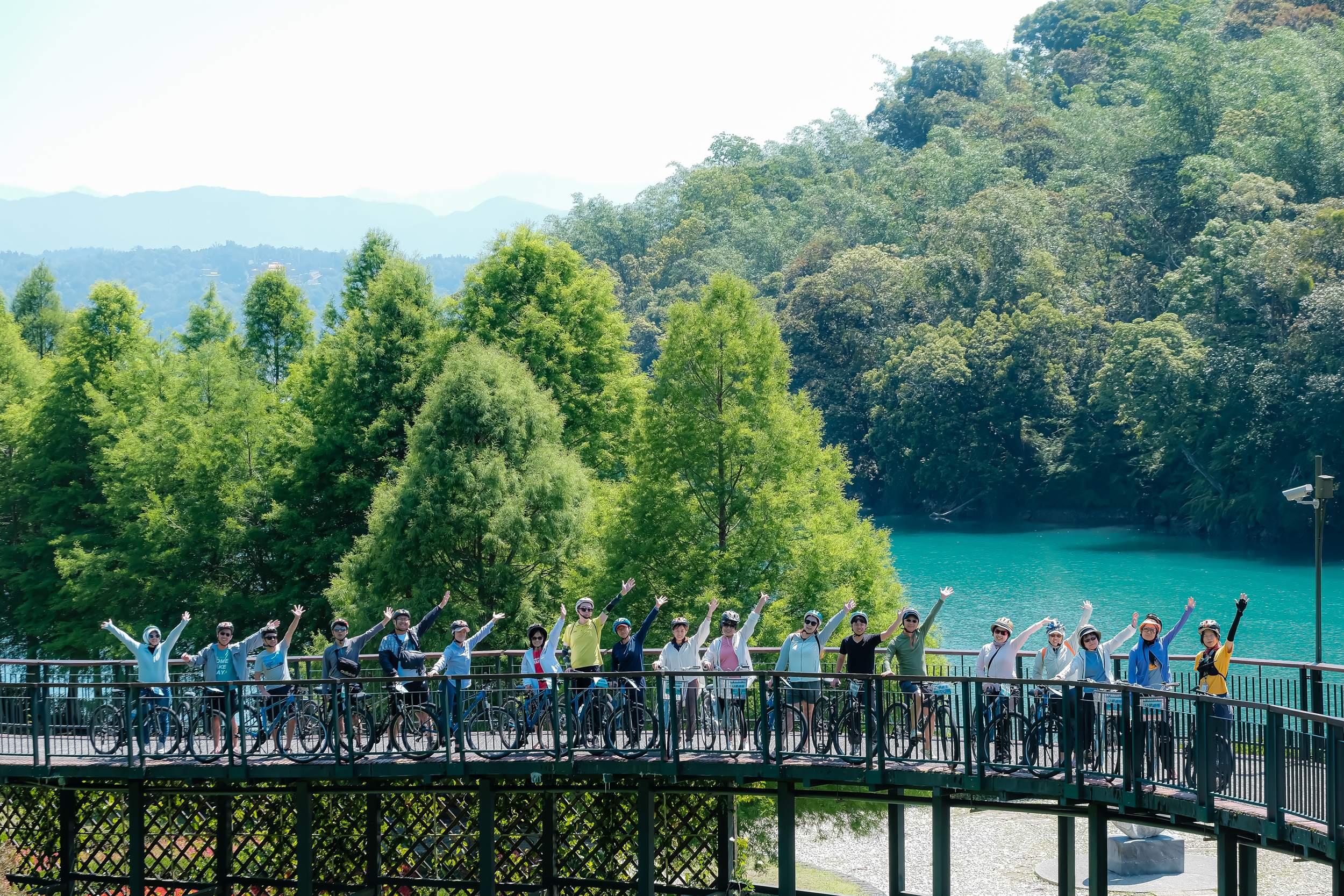 Cycling Along the Sun Moon Lake Bikeway to Crescent Bay