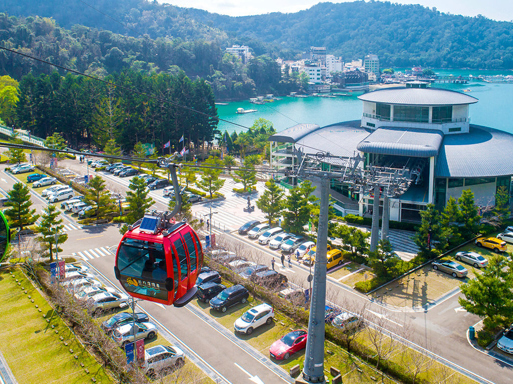 Birds-eye View of Shuishalian from the Ropeway