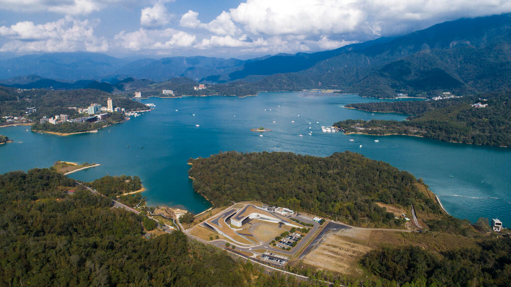 Xiangshang Visitor Center aerial photography