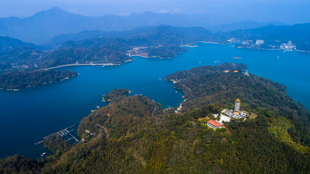 Ci En Pagoda aerial photography