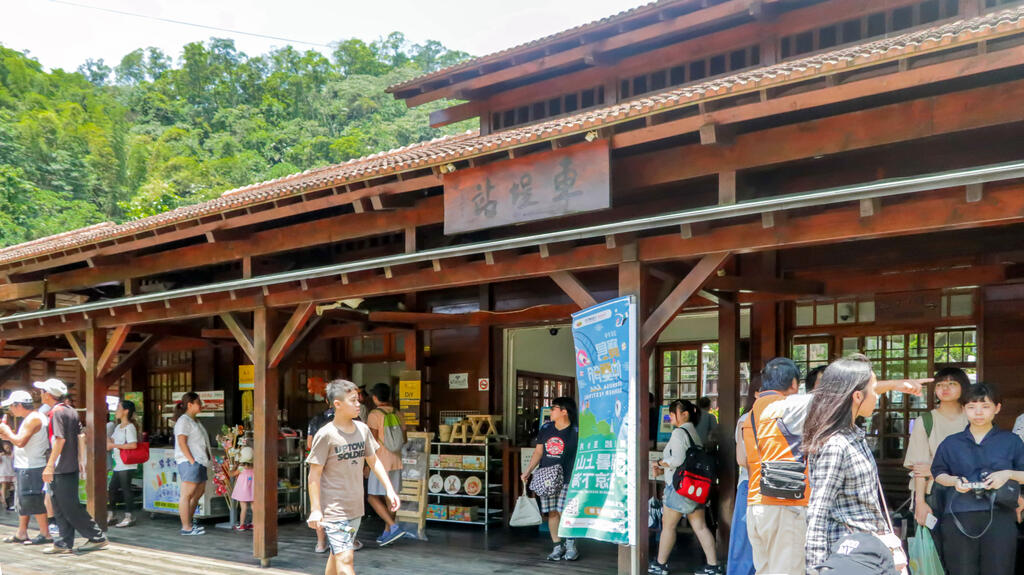 The museum entrance near the train station