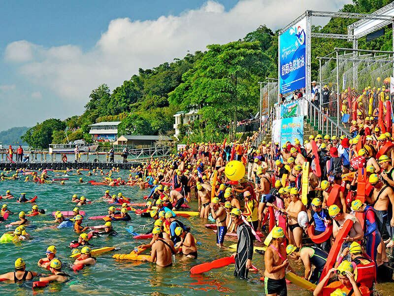 日月潭遠泳大会