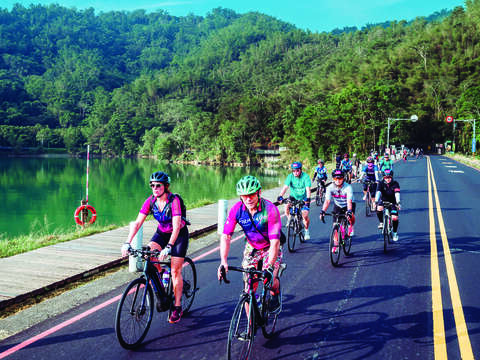 日月潭 自転車の小旅行