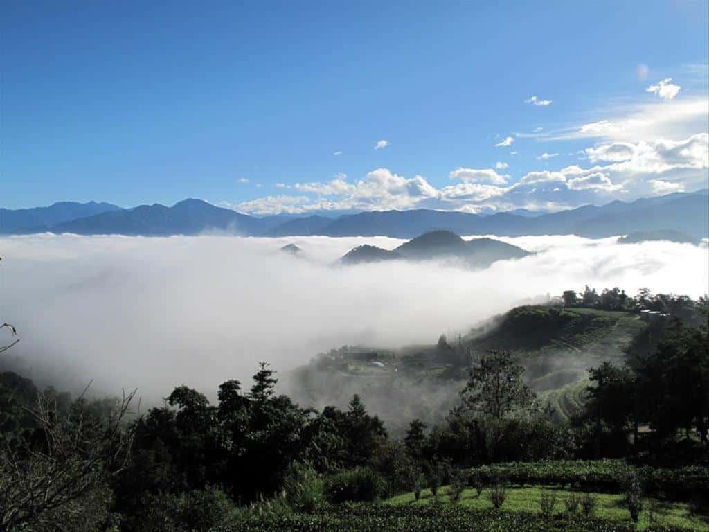 日月潭の全景・九份二山・集集大山が眺望できる