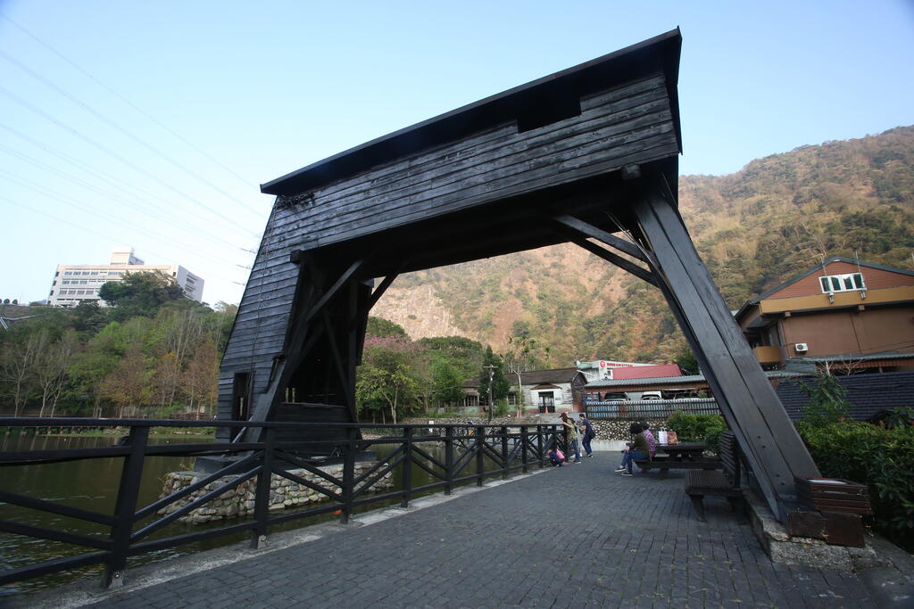 車埕鐵道文化園區木業展示館入口