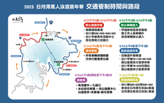 2023日月潭萬人泳渡交通管制1