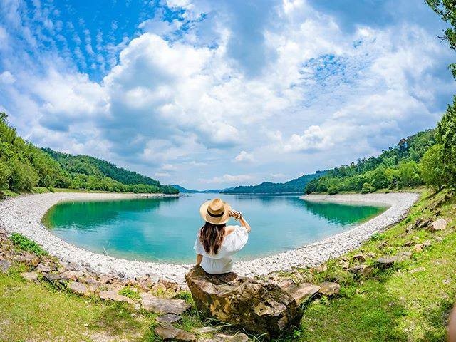水位下降的限定美景💦
