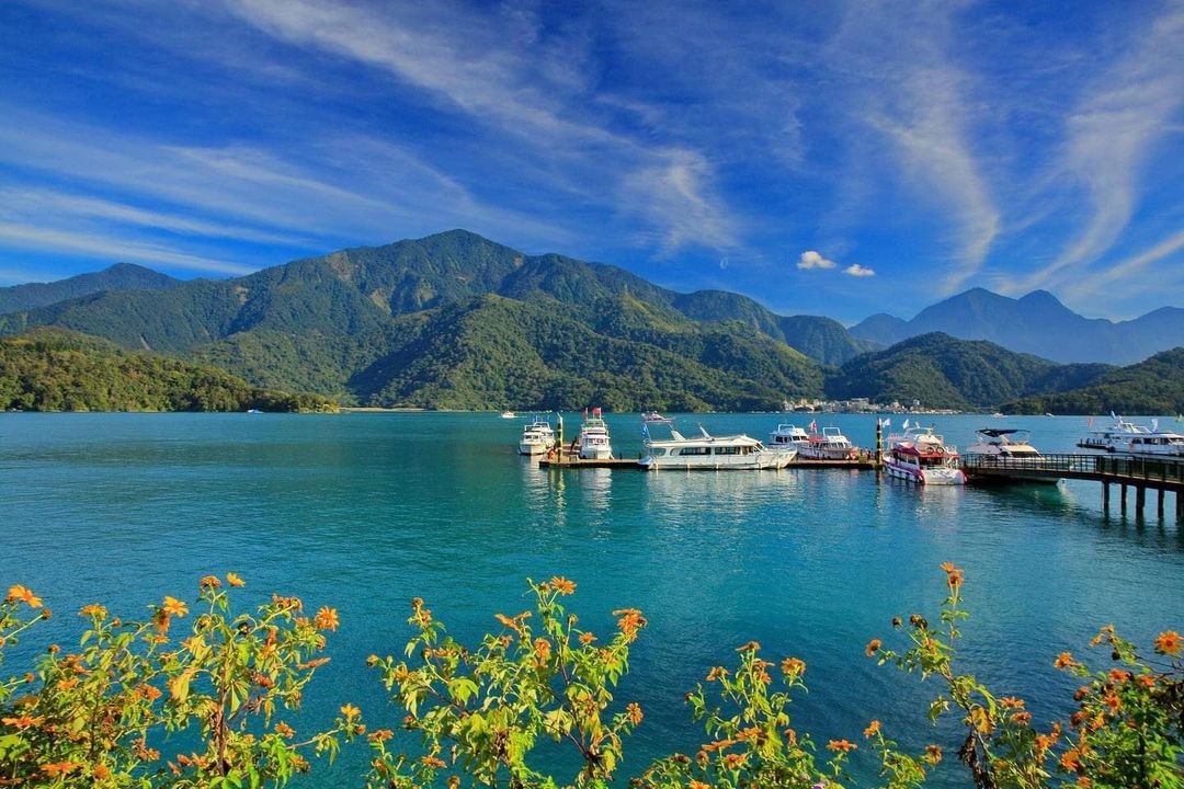 日月潭療癒藍💙