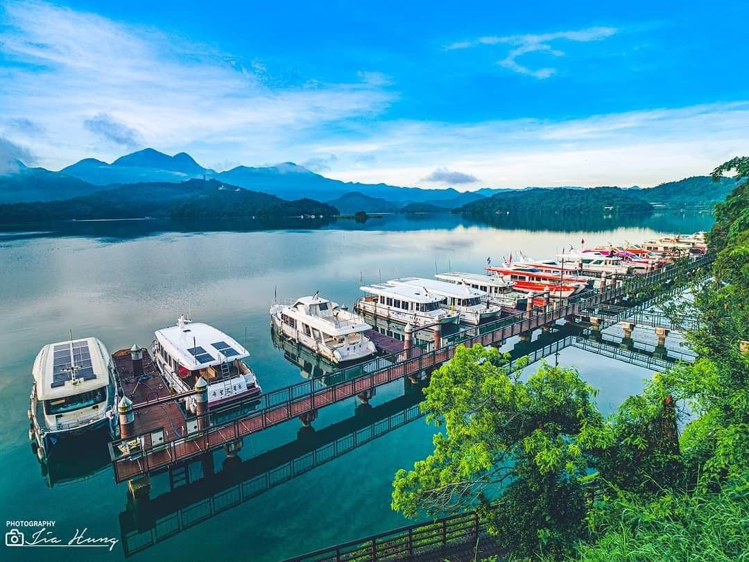 日月潭湖面之美