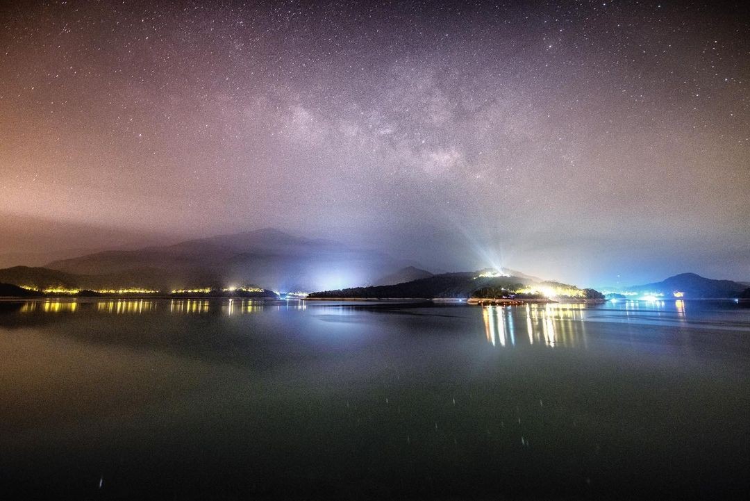 夜裡的浩瀚星海