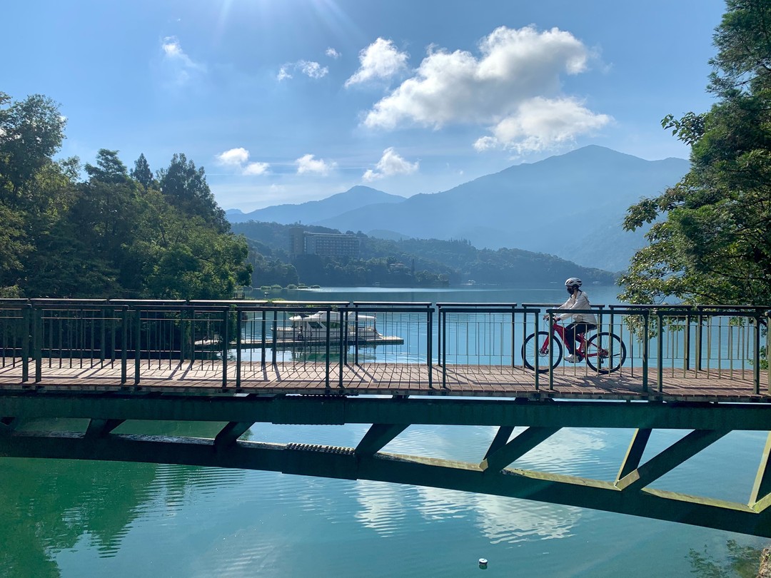 在日月潭騎車是種享受🚲