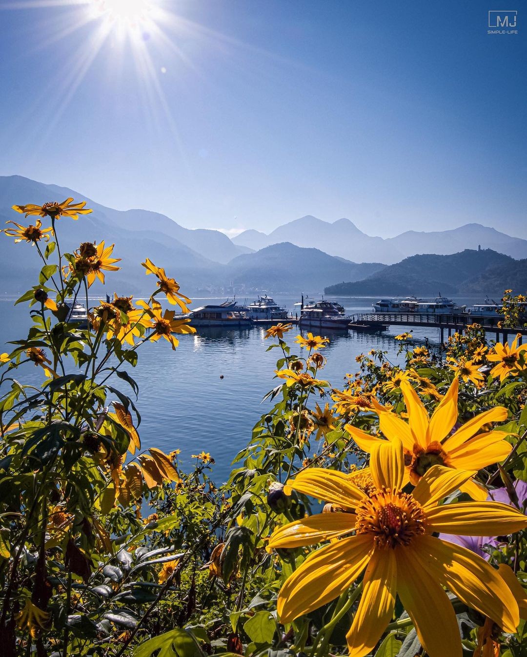 一起迎接日出曬曬太陽