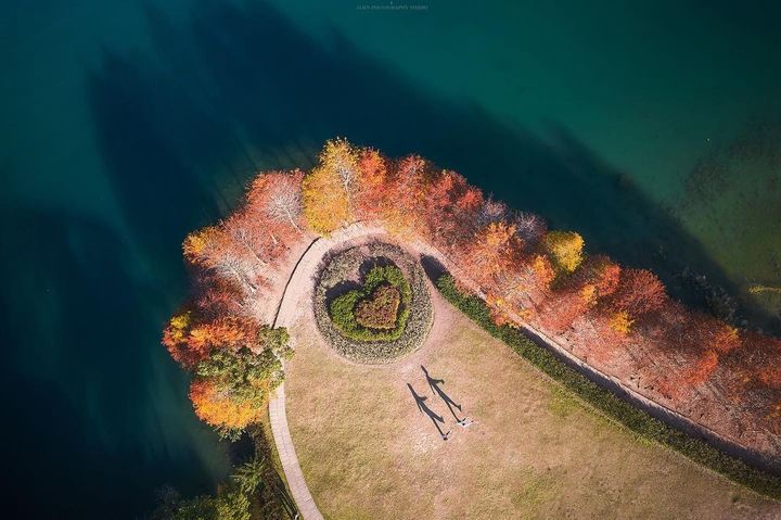 送給天空一顆愛心🧡