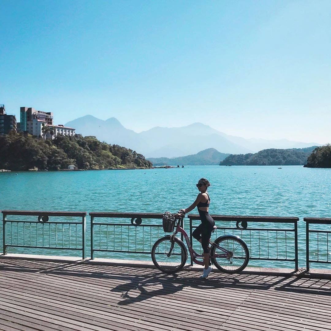 這天氣好美好適合來日月潭!!