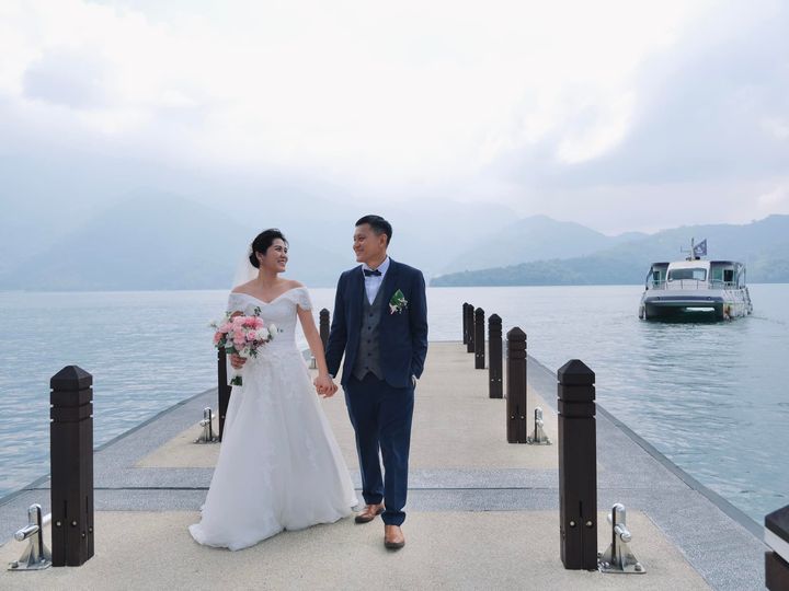 今天的日月潭閃亮亮(小編被閃瞎啦～