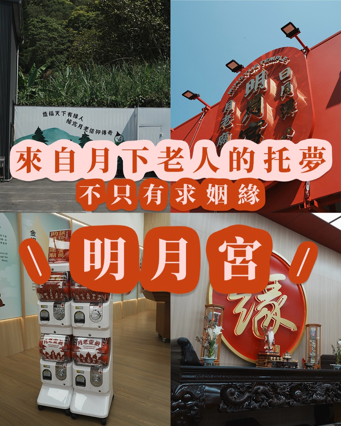 #日月潭 到底有幾座月老廟