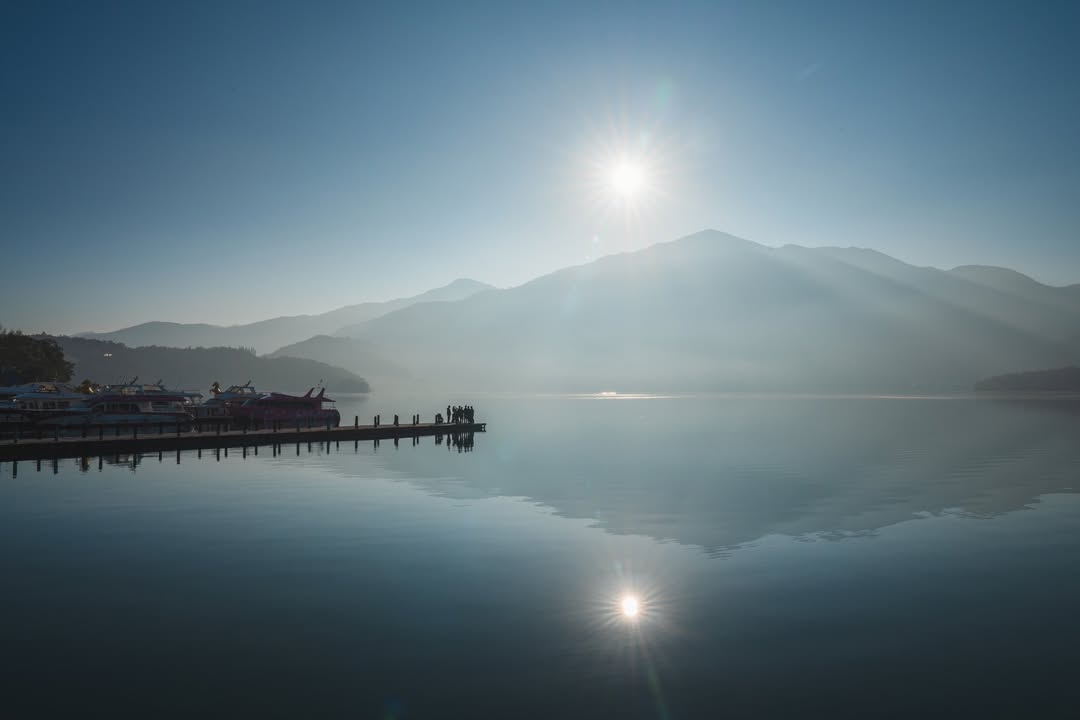 今天到 #日月潭 旅行的朋友賺到了😆
