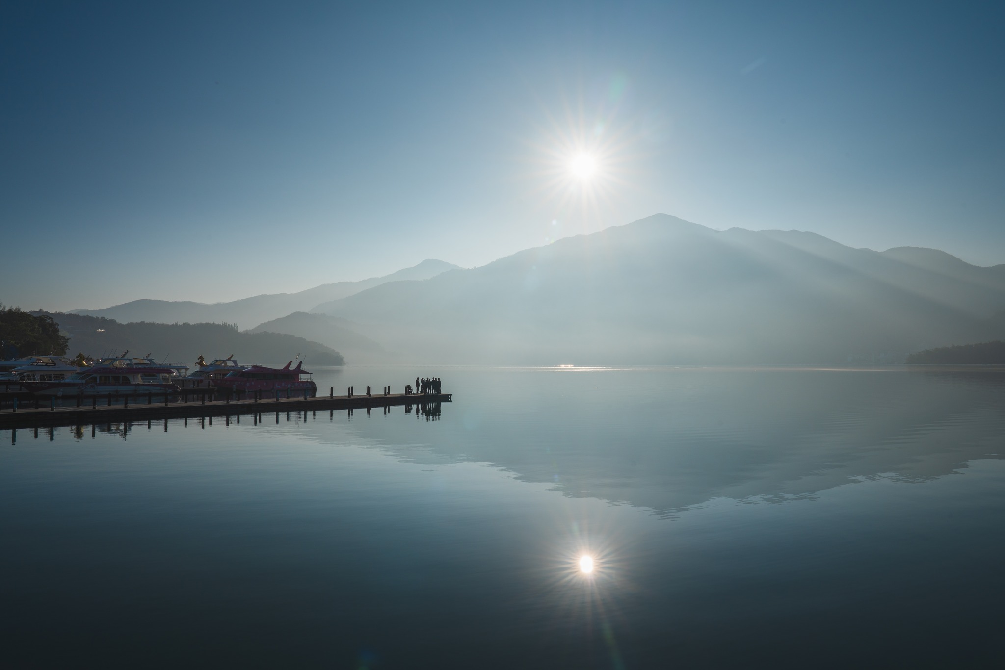 今天到 #日月潭 旅行的朋友賺到了😆